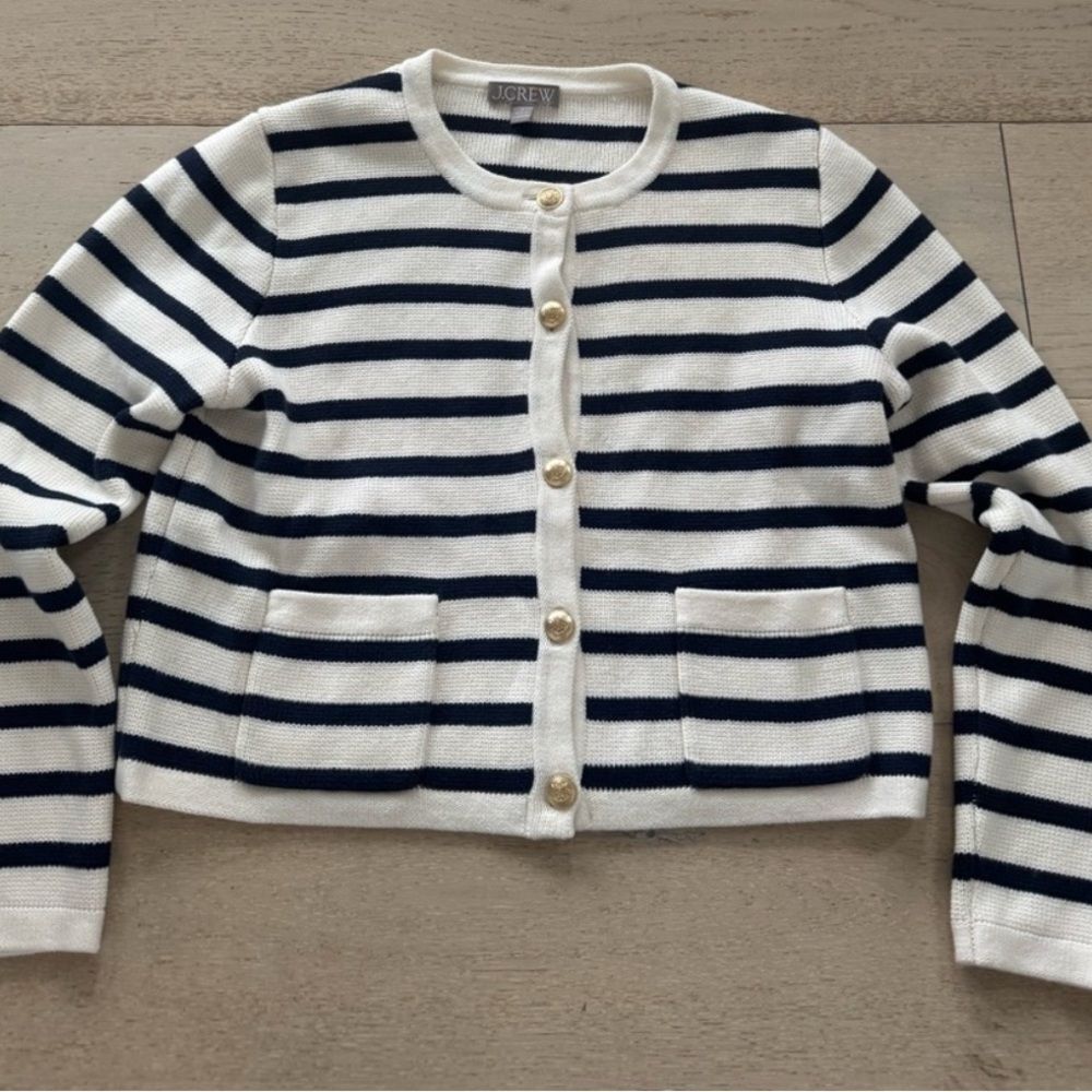 J.Crew NWT Emelie Cardigan Sweater Jacket Sz M - Picture 8 of 14